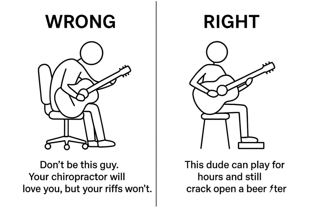 Guitar posture